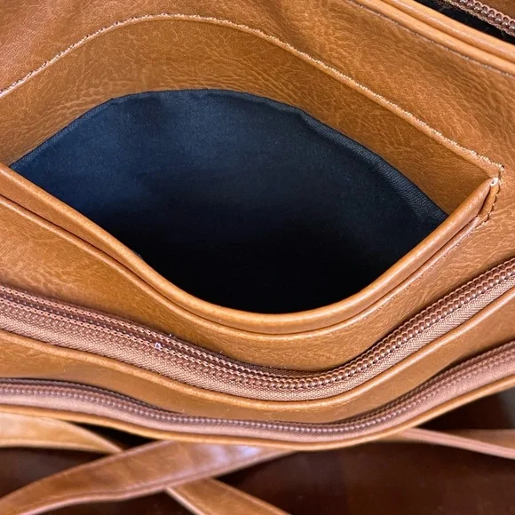 Sam & Hadley Crossbody Shoulder Bag Faux Leather - Picture 7 of 13